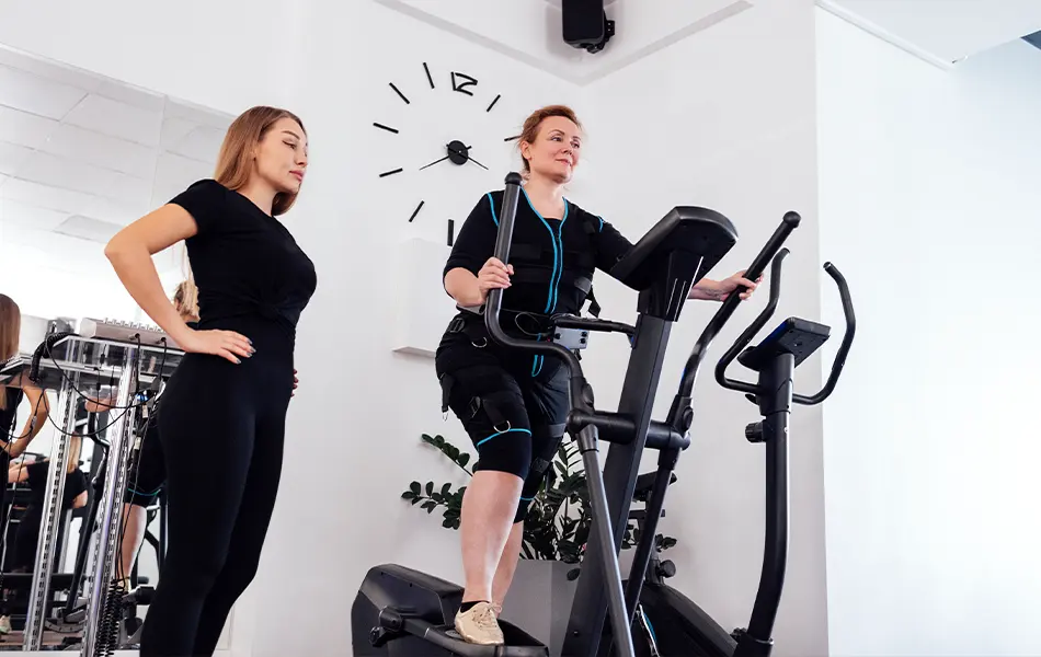 Elliptical machines simulate running without the joint impact