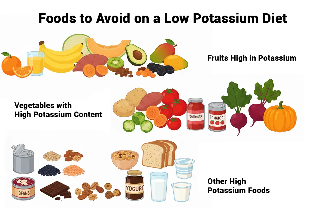 Foods to Avoid on a Low Potassium Diet