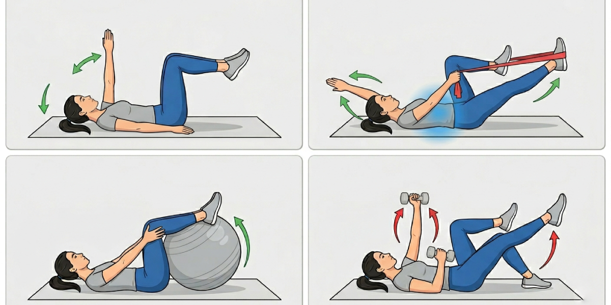 Dead Bug Exercise Variations for Every Level