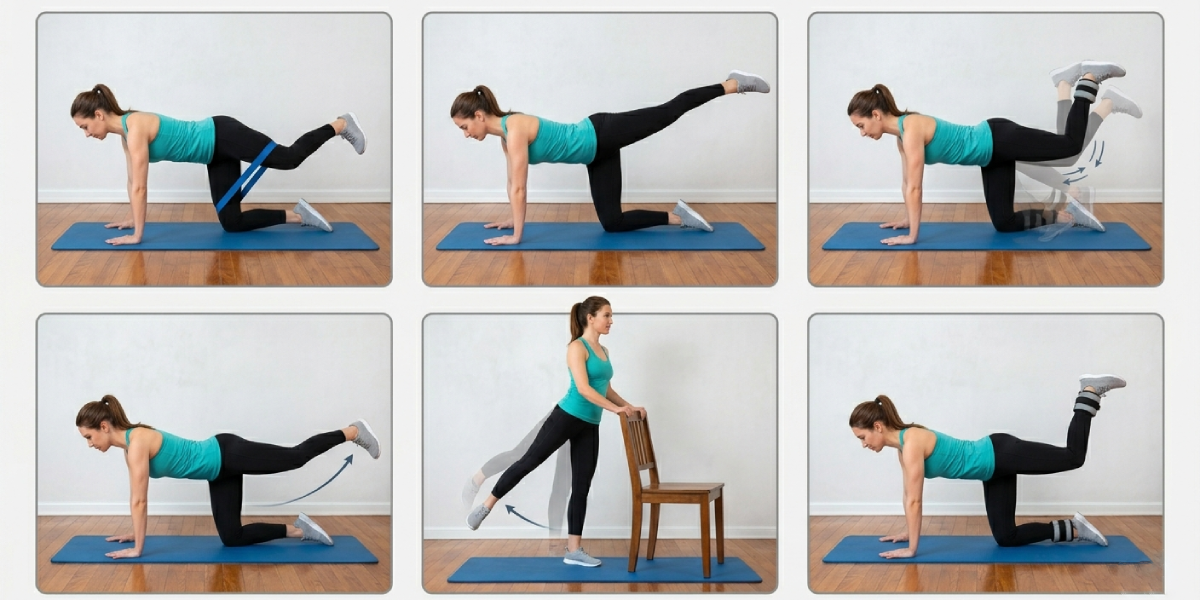Fire Hydrant Exercise Variations and Progressions