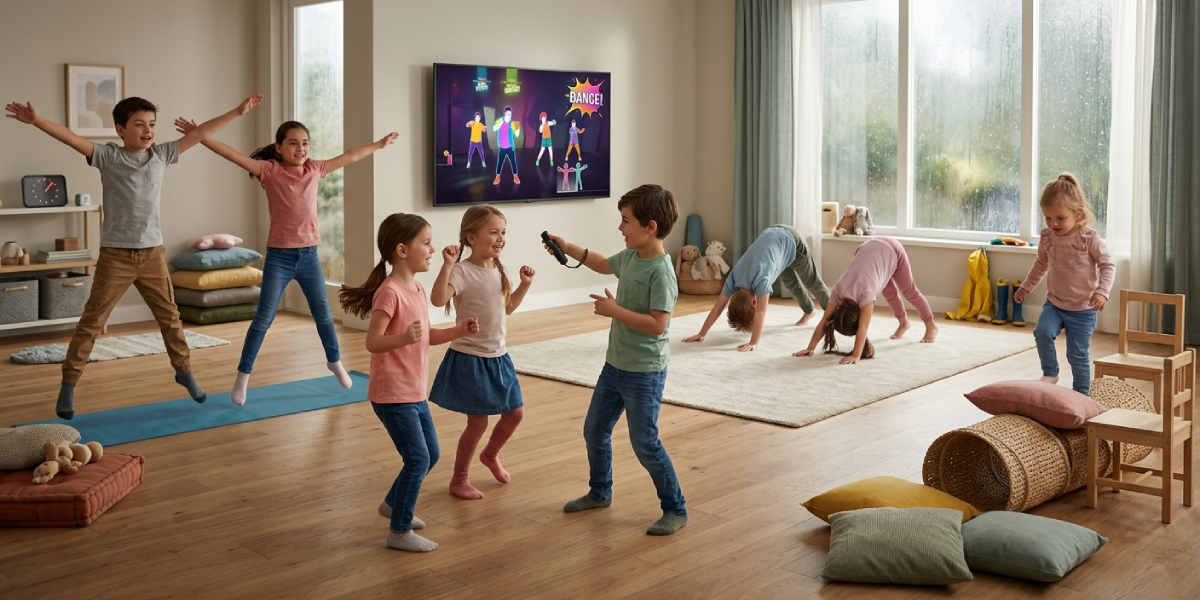 Indoor Exercises for Kids on Rainy Days