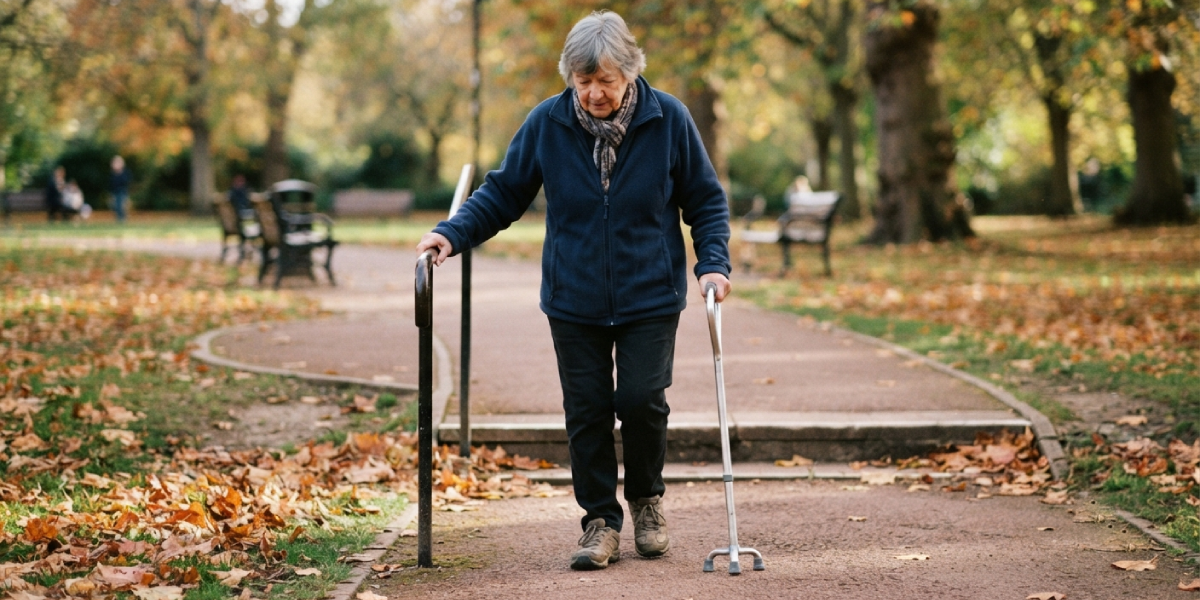 create me simple image for this, make sure no text on image person with Arthritis