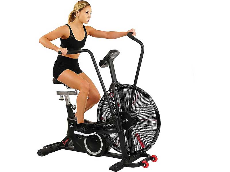 Sunny Health & Fitness Air Bike Fan Exercise