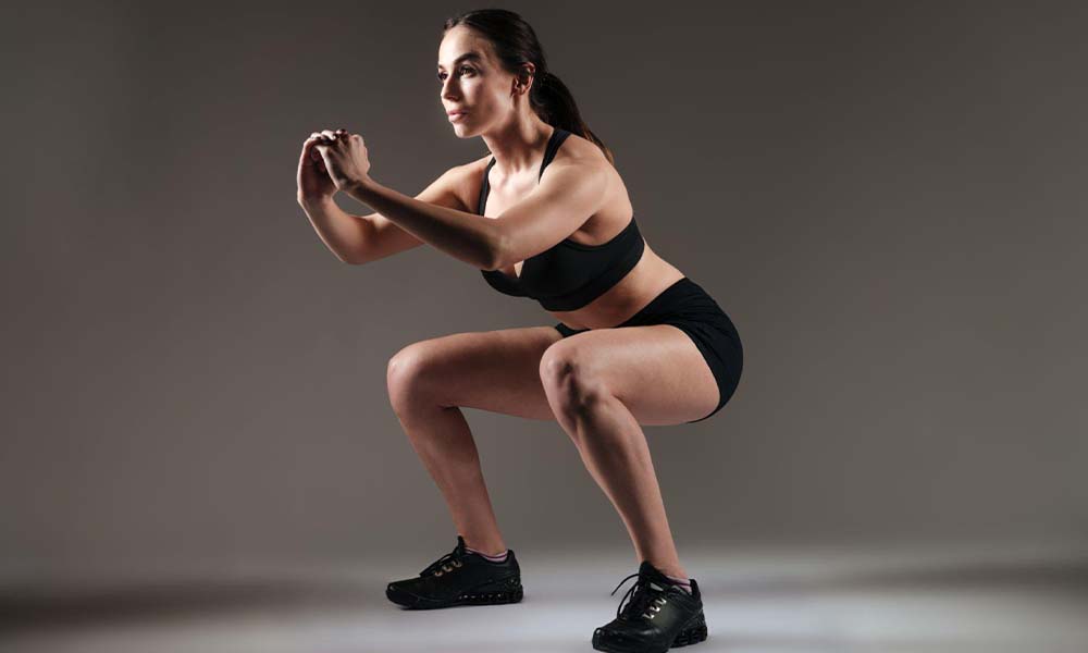 Variations of squats to target different muscle groups