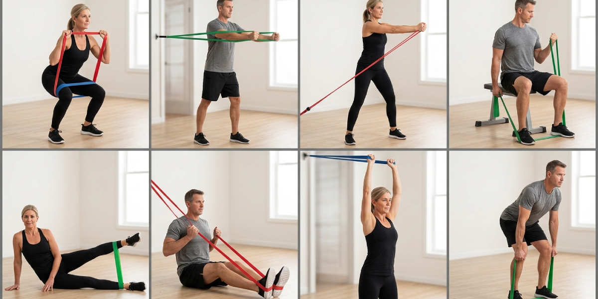 How to Use Exercise Bands for a Full Body Workout