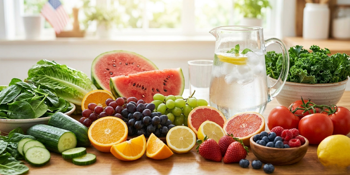 The Best Foods to Eat to Stay Hydrated in the US